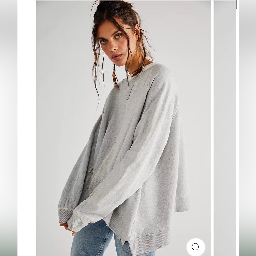 Free People Rework It & Reverse It - Grey - Size Small